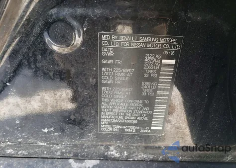 2016 Nissan Rogue S from USA, damaged, VIN KNMAT2MV2GP698089